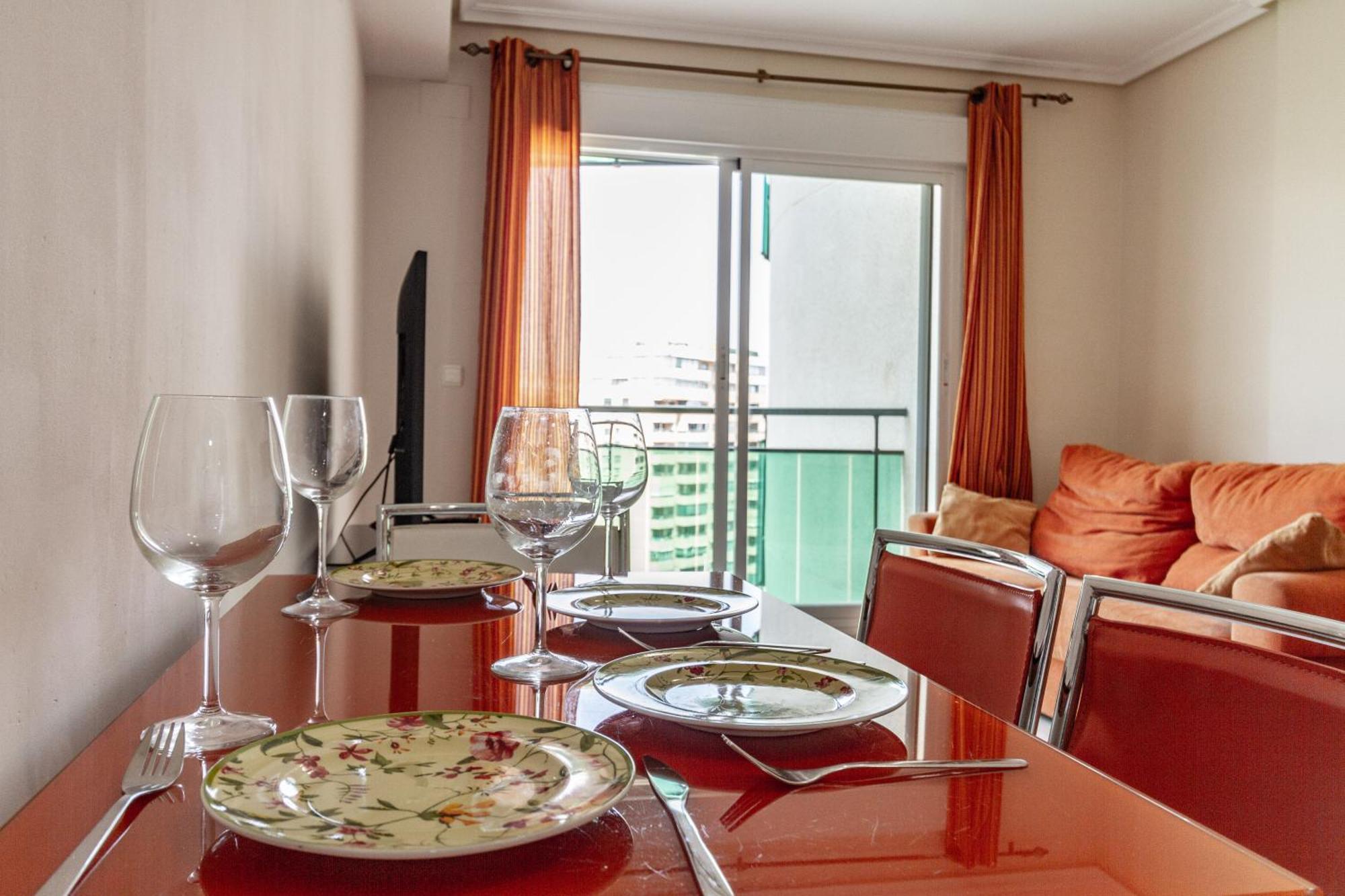 Apartment Vilapark With Pool, Free Parking, Terrace, Beach بينايدورم المظهر الخارجي الصورة