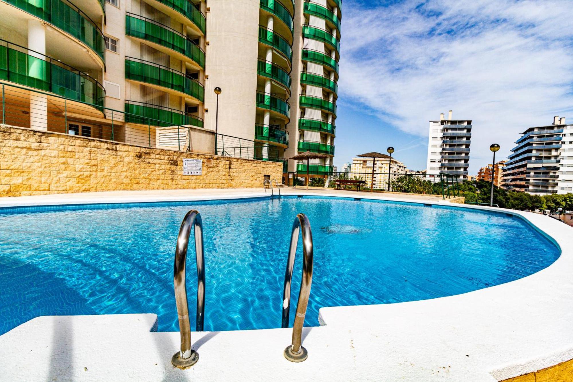 Apartment Vilapark With Pool, Free Parking, Terrace, Beach بينايدورم المظهر الخارجي الصورة